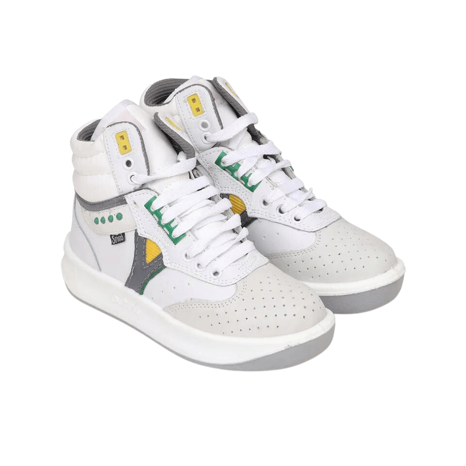 White Servis Cheetahs High Tops